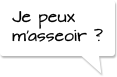 Je peux m’asseoir ?